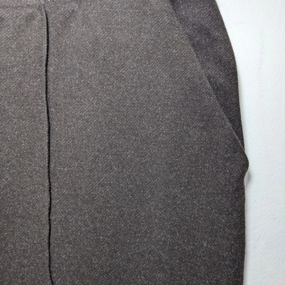 Athleta Venice Heathered Pintuck Pant, Dark Brown Heather SIZE M New No Tag. - Picture 11 of 16